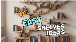 80 EASY DIY WOODEN WALL SHELVES IDEAS [upl. by Lad]