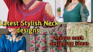 Latest stylish Neck designing ideasPakistani dresses neck designs [upl. by Atsilac]