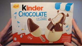 Kinder Chocolate Ice Cream Review [upl. by Bina]