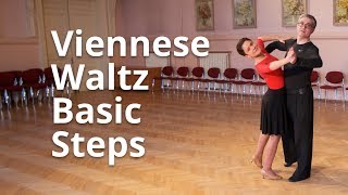 Viennese Waltz Basic Steps  Dance Routine and Figures [upl. by Caddric487]