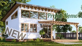 Prefab House on a Budget Affordable Housing Solutions for All  Luxury Smart Living Design [upl. by Maryanne523]