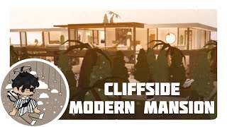 ROBLOX  Bloxburg  Cliffside Modern Mansion  Tour [upl. by Eelrebmik946]