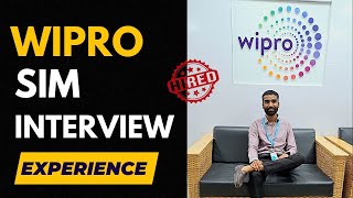 Wipro SIM Program Interview Experience for Freshers  Wipro Off Campus Interview [upl. by Akoek66]