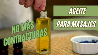 Aceite para masajes descontracturantes con Aromaterapia 🌿✨😉 ¡y gemoterapia 💎 Te enseño a hacerlo [upl. by Ferdie374]