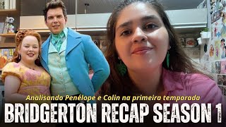 🐝BRIDGERTON RECAP DA 1ª TEMPORADA PEN E COLIN bridgerton crisepanda [upl. by Queri]