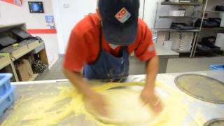 Dominos guy makes 3 Pizzas in 39 Seconds  Sarasota HeraldTribune [upl. by Ettenahc]