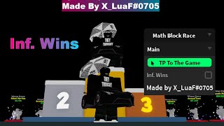 Math Block Race OP Script  Infinite Wins [upl. by Reeves]