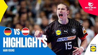 BIGGEST SURPRISE OF THE EURO  Germany vs Austria  Highlights  Mens EHF EURO 2024 [upl. by Sharleen]