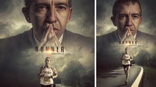 Photoshop Tutorial  Movie Poster  Manipulation Photo Effects Runner [upl. by Frager]