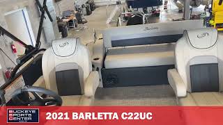 2021 Barletta C22UC Boat Walkthrough [upl. by Ynaffik561]