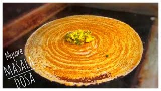 Mysore Masala Dosa Restaurant style  Crisp South indian Dosa  How to make dosa restaurant style [upl. by Neural]