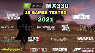 Nvidia GeForce MX330 Gaming Test  2021 [upl. by Ynnep]