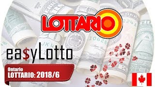 LOTTARIO winning numbers 10 Feb 2018 [upl. by Ajnotal]