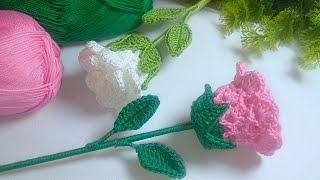 Flores tejidas a crochet tutorial completo [upl. by Sinnod895]