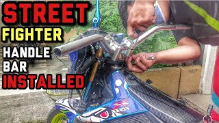 Street Fighter Handlbar Installation On Suzuki Raider R150 Fi [upl. by Anahsar]