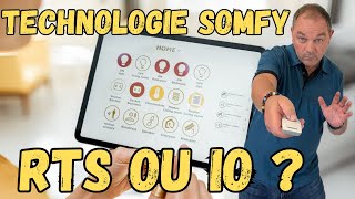 Technologies SOMFY RTS ou SOMFY IO  somfy domotique tahoma [upl. by Alleunamme402]