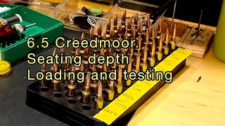 65 Creedmoor How to Determine Seating Depth Loading and Testing [upl. by Cletus]