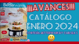 ¡¡¡AVANCES CATÀLOGO ENERO 2024 Betterware 🌸 [upl. by Lole377]