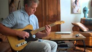 1953 Vintage Fender Esquire  Telecaster Guitar Video 2 played by Mark Lovett marklovettcom [upl. by Eveleen]