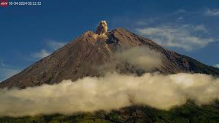 May 4 2024 Volcanic Eruption at Semeru Volcano Indonesia [upl. by Hayyifas327]