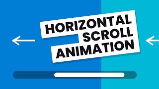 Create a Sick Horizontal Scroll Animation  GreenSock  JS [upl. by Tisman]