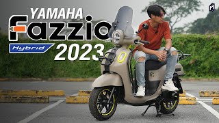 รีวิว YAMAHA FAZZIO HYBRID 2023 ขี่ง่าย ประหยัด แต่ขาด ABS [upl. by Ahsek]