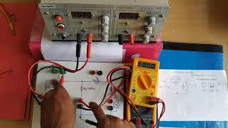 Experiment to verify Kirchhoffs Voltage Law KVL [upl. by Saihttam]