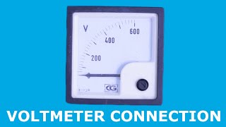 how to connect voltmeter in circuit  Electreca [upl. by Mascia]