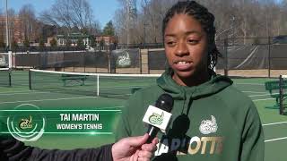 Womens Tennis Opens 2018 Season Against UNCG [upl. by Sivek181]