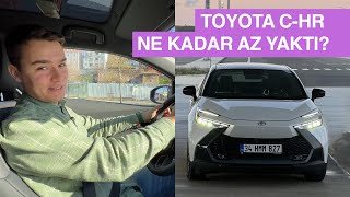 Toyota CHR hibrit ne az kadar yaktı [upl. by Winou]