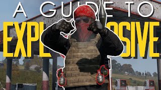 A Guide To DayZ Explosives Grenades Landmines and flashbangs  DayZ [upl. by Onihc]