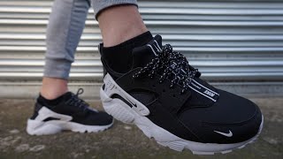 NEW NIKE AIR HUARACHE RUN  MICRO BRANDING Unboxing amp On Feet Nike [upl. by Marguerite]