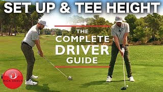 Set up and tee height for golf driver crucial tip [upl. by Shu]