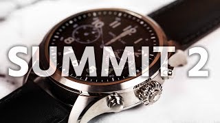 Montblanc Summit 2 Smartwatch der Luxusklasse ausgepackt [upl. by Rivard]