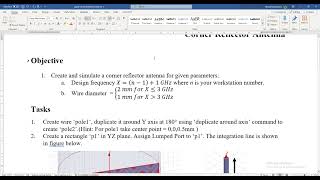 Design and Analysis of Corner Reflector Antenna in HFSS  Design  Simulation [upl. by Araec]