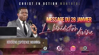 28 JAN  LA BÉNÉDICTION DIVINE par Révérend Espérance MBAKADI [upl. by Dabbs798]