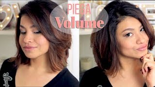 Piega volume sbarazzino per capelli corti  blow hair for volume every day  Vania Lezama [upl. by Alol889]