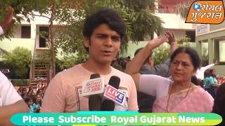 Gujarati film promotion Raja Ram school vatva ROYAL GUJARAT NEWS [upl. by Limhaj]