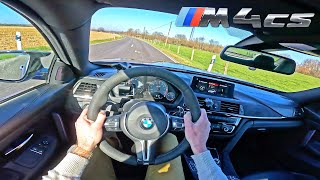 BMW M4 CS F82  POV Test Drive [upl. by Ecela769]