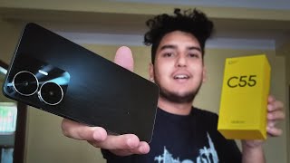 Realme C55 Unboxing amp Review  iPhone features on Realme C55  नेपालीमा 🔥 [upl. by Gaskins]