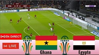 Egypte vs Ghana en direct Coupe dAfrique des Nations Résultat du match Gameplay PC PES 2021 [upl. by Atterehs]