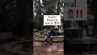 Inquiry Removal Hack ‼️ credittip creditscore inquiryhack hack [upl. by Layap916]