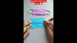 Miniature Paper Mask making Tutorial for kids ArasEasyArt diy crafting mask papercraft [upl. by Glendon]