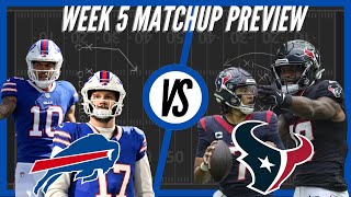 Buffalo Bills vs Houston Texans  Week 5 Preview [upl. by Anyk793]