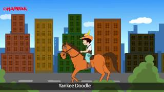 Yankee Doodle Nursery Rhyme with Lyrics [upl. by Theodor]