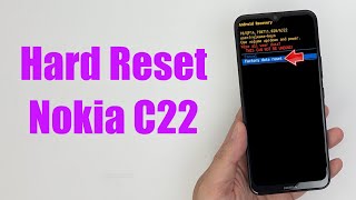 Hard Reset Nokia C22  Factory Reset Remove PatternLockPassword How to Guide [upl. by Ramak]