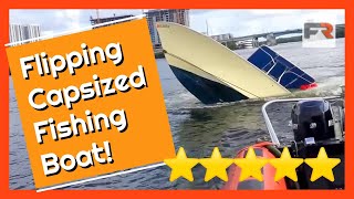 Fast Response Capsized Vessel Recovery  Miami Florida [upl. by Nevak]