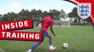 U21 Sharp Shooting Session  Grealish Abraham Redmond Finishing Practice  Inside Training [upl. by Maidel]