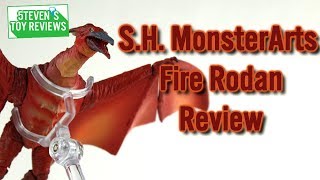 SH MonsterArts Fire Rodan Review  Patrons Pick August 2018 [upl. by Karalynn]