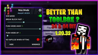 Minecraft 12032 Mod Menu  MAX MOD  ToolBox 32 Bit Premium APK Mediafire [upl. by Amando4]